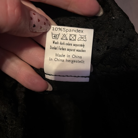 Belle Poque black retro pinup top - Picture 8 of 11